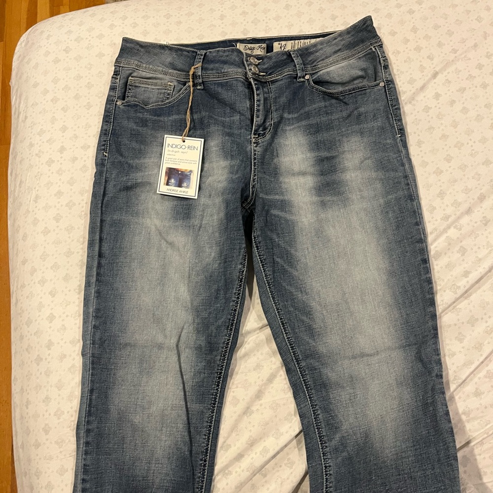 Mid rise Ankle jeans Size 17 girls jeans 👖 stretchy